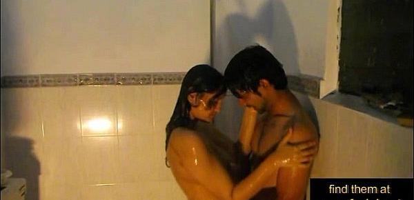  Indian amateur couple shower sex - www.fuck4.net